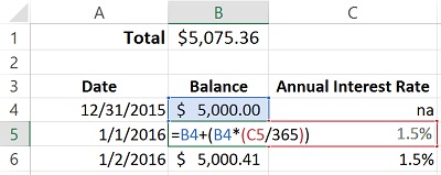 Excel Compound Interest LF 1